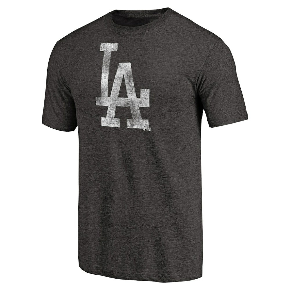 Los Angeles Dodgers Distressed Team Tri-Blend T-Shirt - Black - MLB Online