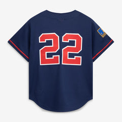 Bo Jackson California Angels Mitchell & Ness Cooperstown Collection Mesh Batting Practice Button-Up Jersey - Navy - Mitchell & Ness on Sale