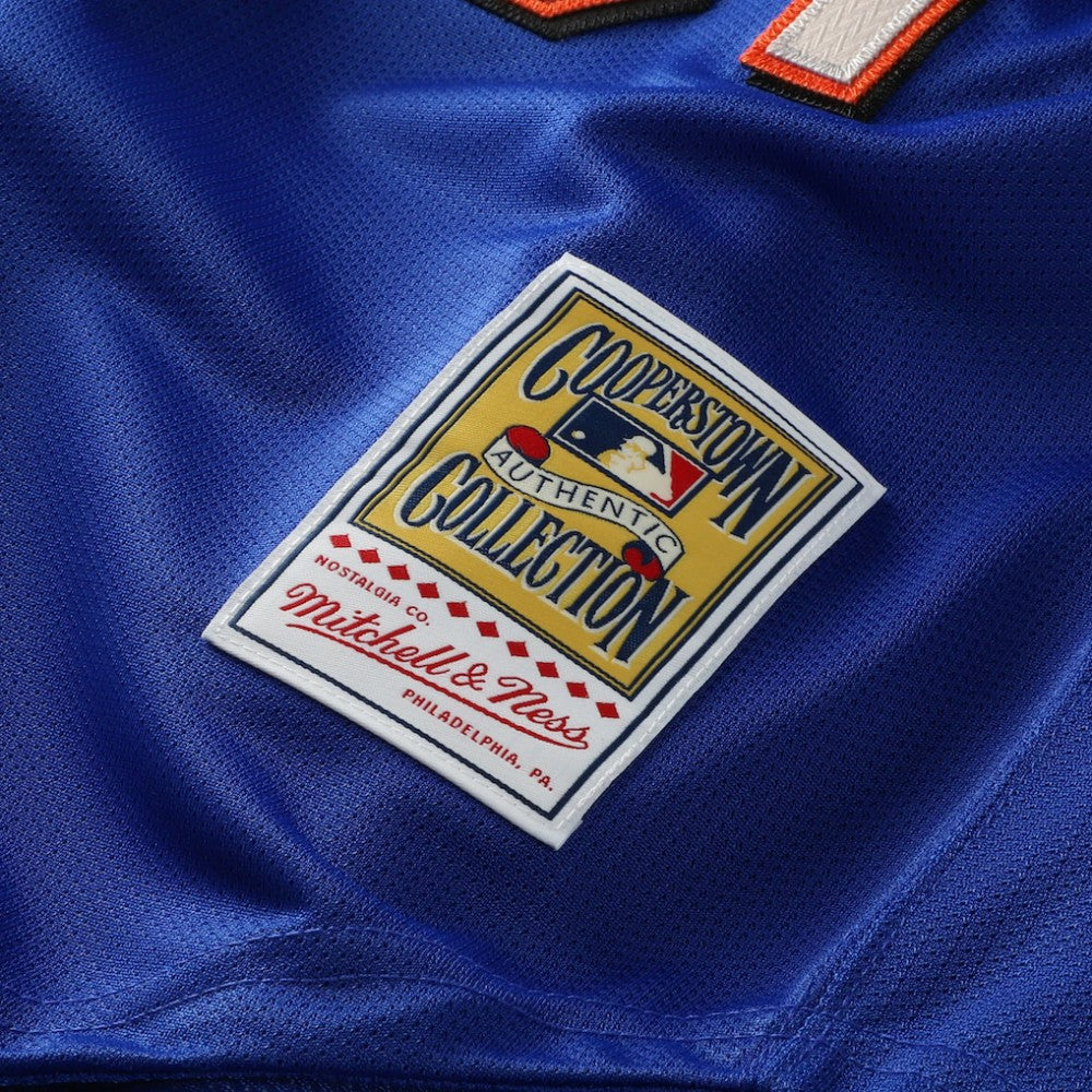 Mike Piazza New York Mets Mitchell & Ness Cooperstown Collection Mesh Batting Practice Button-Up Jersey - Royal - Mitchell & Ness Discount
