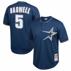 Jeff Bagwell Houston Astros Mitchell & Ness Youth Cooperstown Collection Mesh Batting Practice Jersey - Navy - Mitchell & Ness Sale