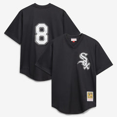 Bo Jackson Chicago White Sox Mitchell & Ness Youth Cooperstown Collection Mesh Batting Practice Jersey - Black - Mitchell & Ness Lifestyle