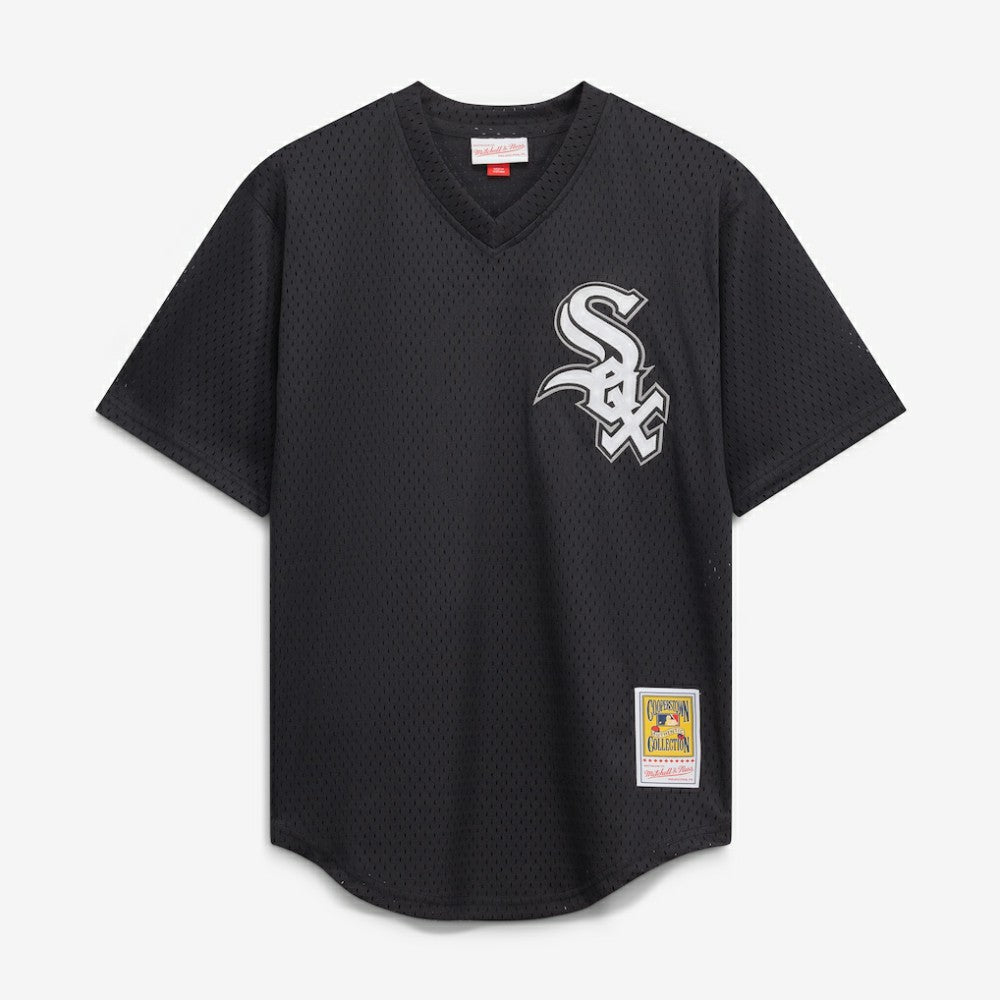 Bo Jackson Chicago White Sox Mitchell & Ness Youth Cooperstown Collection Mesh Batting Practice Jersey - Black - Mitchell & Ness Lifestyle