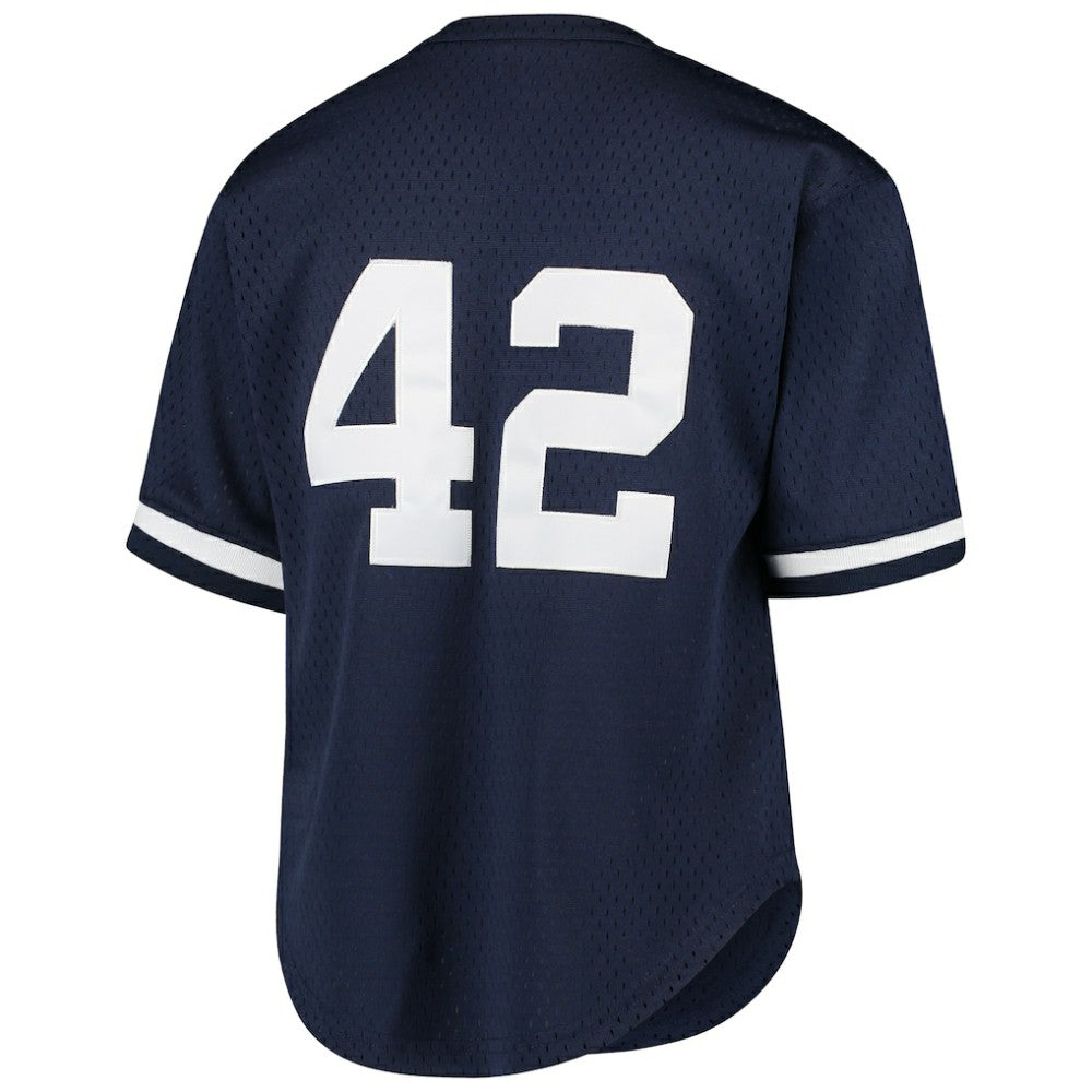 Mariano Rivera New York Yankees Mitchell & Ness Youth Cooperstown Collection Mesh Batting Practice Jersey - Navy - New Era Online