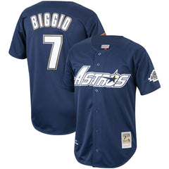 Craig Biggio Houston Astros Mitchell & Ness Cooperstown Collection 1994 Authentic Jersey - Navy - Mitchell & Ness Sale