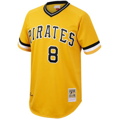 Willie Stargell Pittsburgh Pirates Mitchell & Ness Cooperstown Collection Authentic Jersey - Gold - Mitchell & Ness Lifestyle