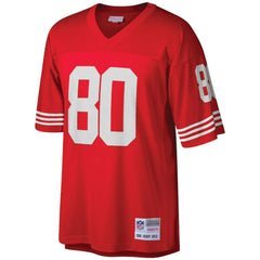 Mitchell & Ness Jerry Rice San Francisco 49ers Big & Tall 1990 Retired Player Replica Jersey Scarlet