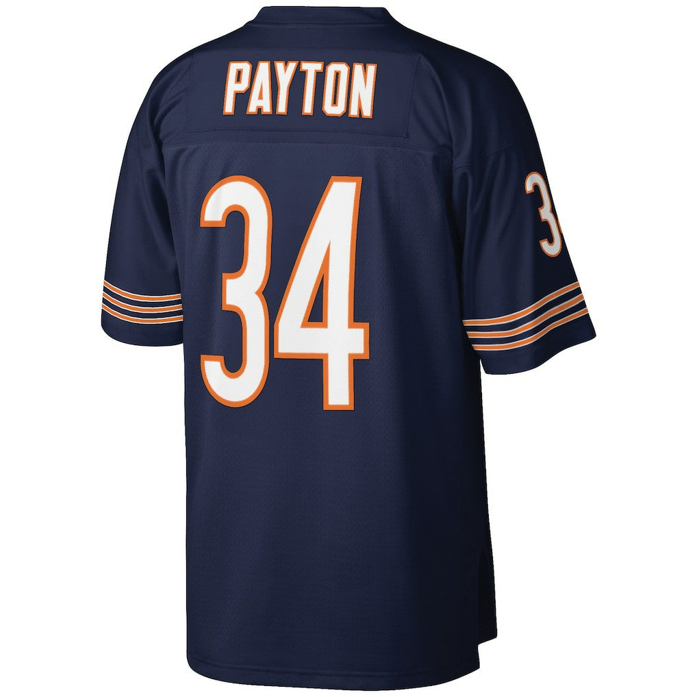 Mitchell & Ness Walter Payton Chicago Bears Big & Tall 1985 Retired Player Replica Jersey Navy