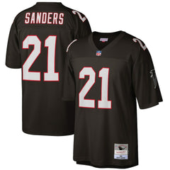 Mitchell & Ness Deion Sanders Atlanta Falcons Big & Tall 1992 Retired Player Replica Jersey Black