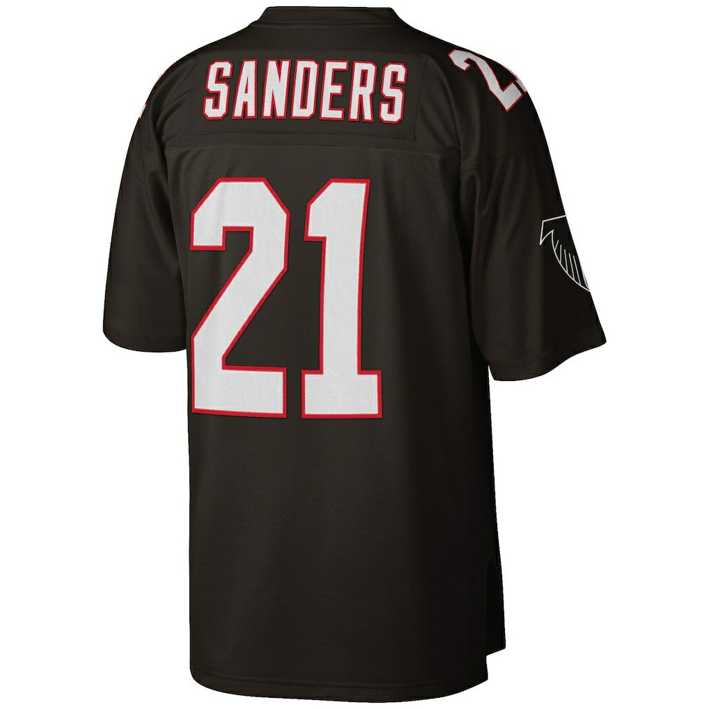 Mitchell & Ness Deion Sanders Atlanta Falcons Big & Tall 1992 Retired Player Replica Jersey Black