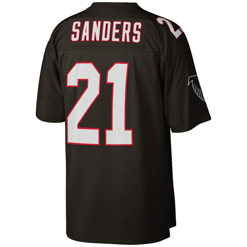 Mitchell & Ness Deion Sanders Atlanta Falcons Big & Tall 1992 Retired Player Replica Jersey Black