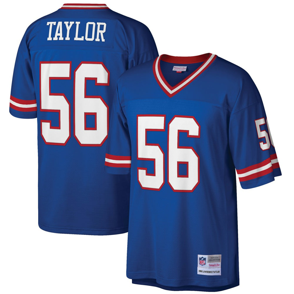 Mitchell & Ness Lawrence Taylor New York Giants Big & Tall 1986 Retired Player Replica Jersey Royal