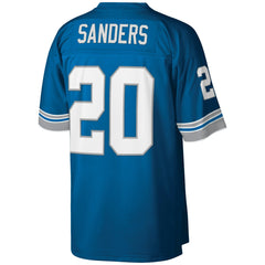 Mitchell & Ness Barry Sanders Detroit Lions Big & Tall 1996 Retired Player Replica Jersey Blue