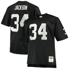 Mitchell & Ness Bo Jackson Las Vegas Raiders Big & Tall 1988 Retired Player Replica Jersey Black