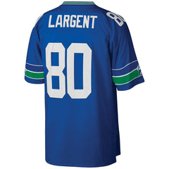 Mitchell & Ness Steve Largent Seattle Seahawks Big & Tall 1985 Retired Player Replica Jersey Royal