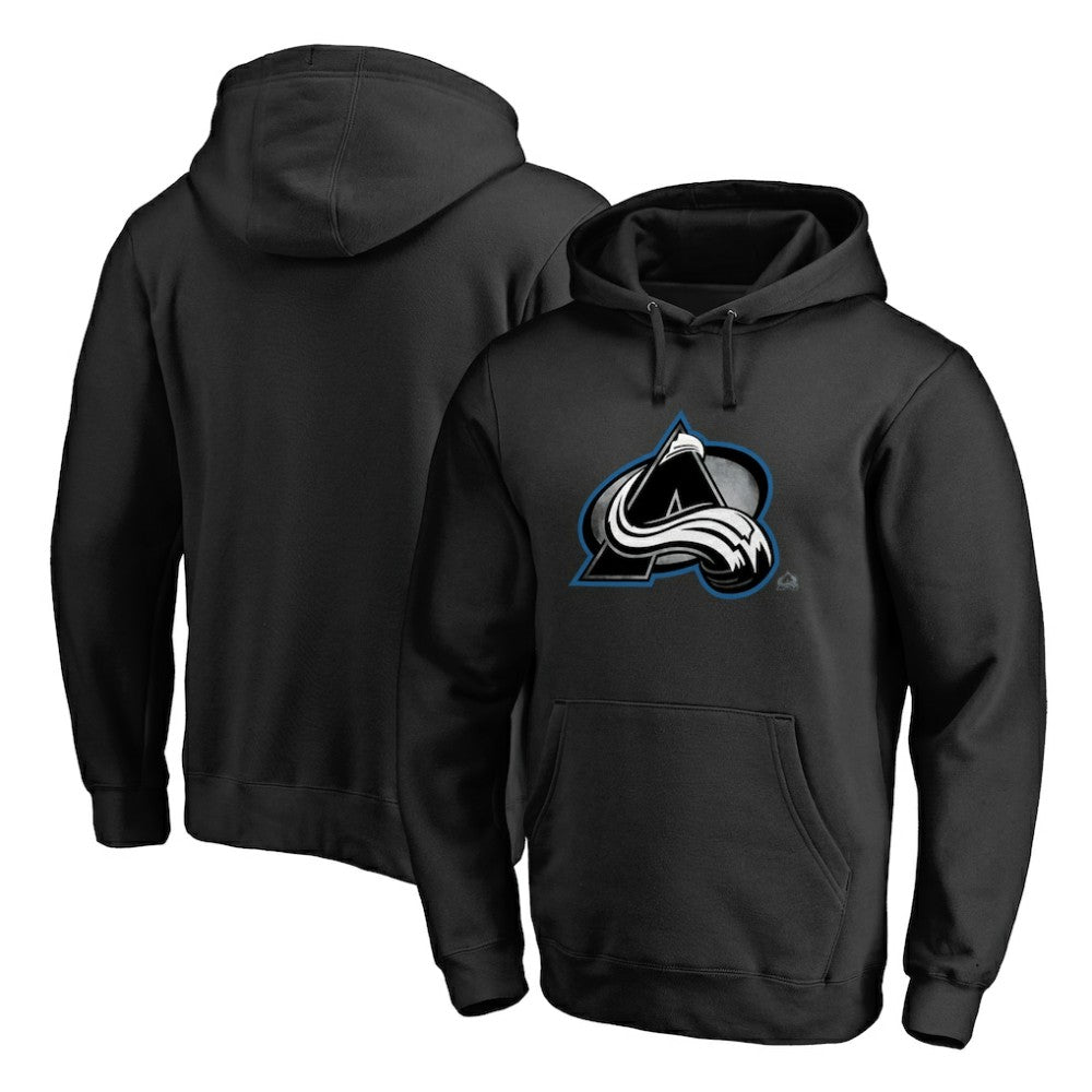 Colorado Avalanche Core Smoke Pullover Hoodie - Black - NHL 3305775
