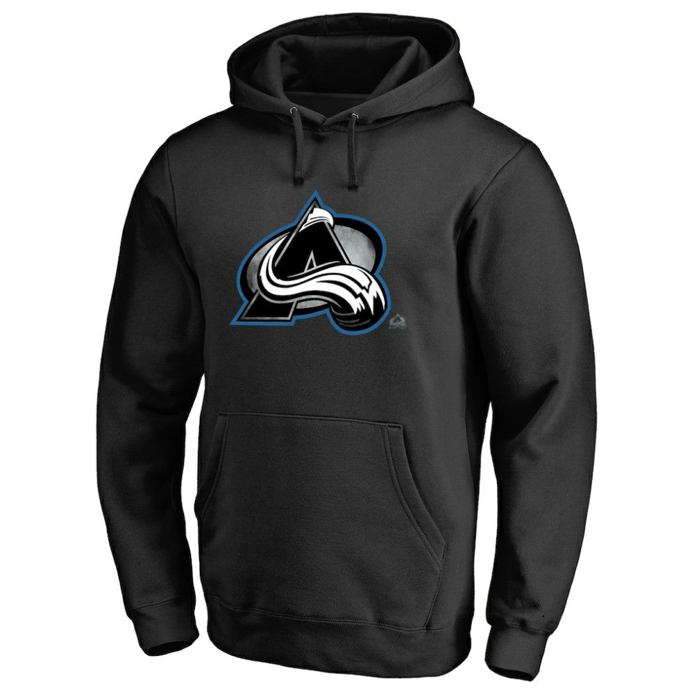 Colorado Avalanche Core Smoke Pullover Hoodie - Black - NHL 3305775