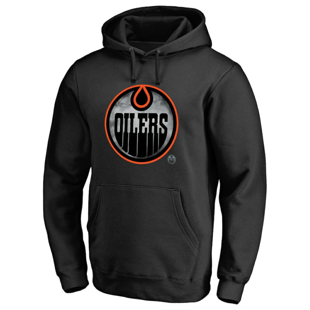 Edmonton Oilers Core Smoke Pullover Hoodie - Black - NHL 3305779