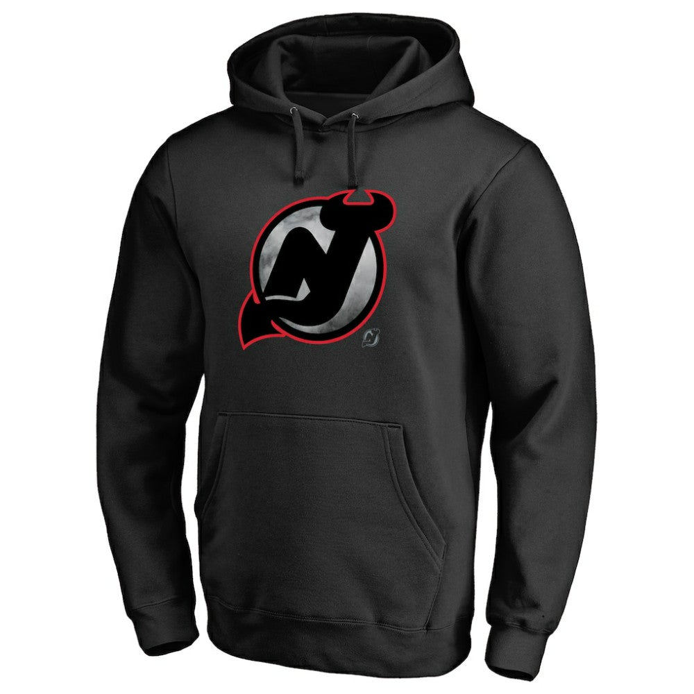 New Jersey Devils Core Smoke Pullover Hoodie - Black - NHL 3305784