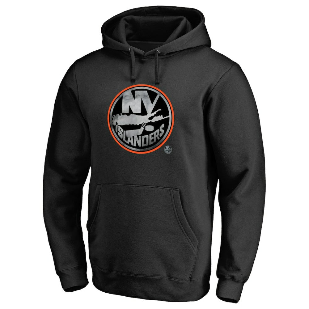 New York Islanders Core Smoke Pullover Hoodie - Black - NHL 3305785