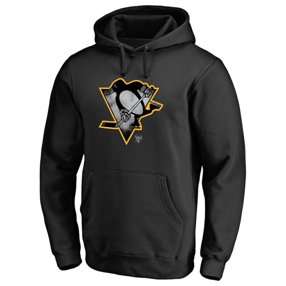 Pittsburgh Penguins Core Smoke Pullover Hoodie - Black - NHL 3305789