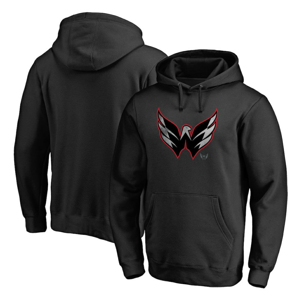 Washington Capitals Core Smoke Pullover Hoodie - Black - NHL 3305796