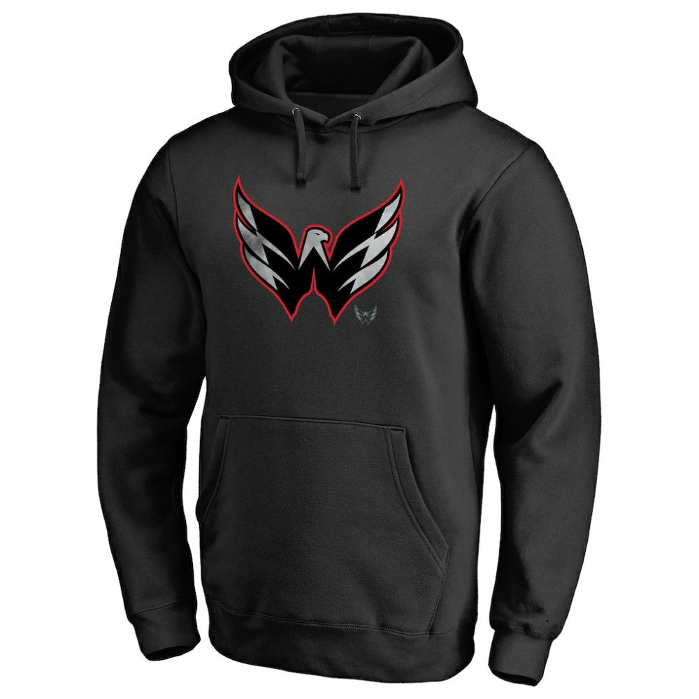 Washington Capitals Core Smoke Pullover Hoodie - Black - NHL 3305796