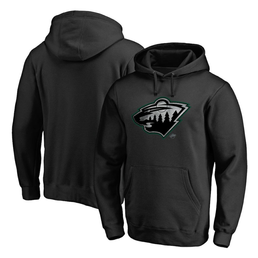Minnesota Wild Core Smoke Pullover Hoodie - Black - NHL 3307372