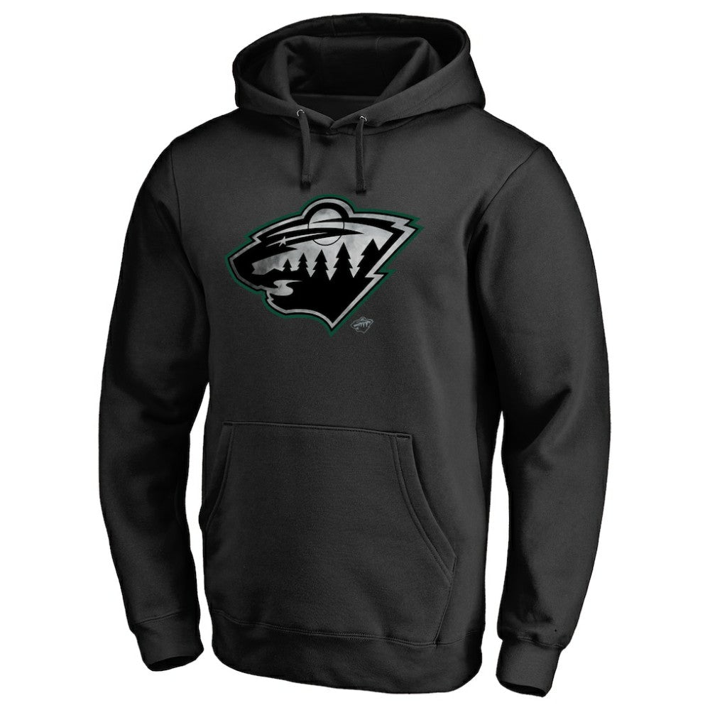 Minnesota Wild Core Smoke Pullover Hoodie - Black - NHL 3307372