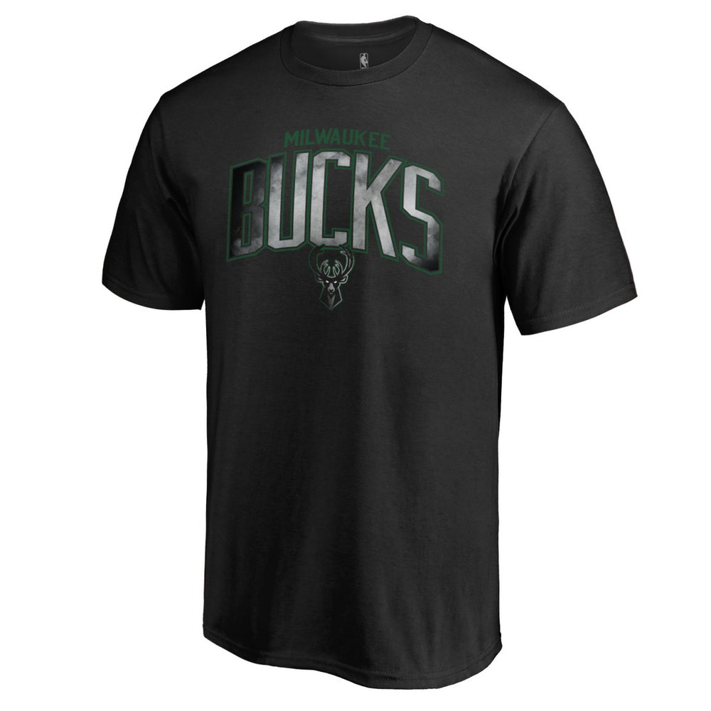 Milwaukee Bucks Arch Smoke T-Shirt Black