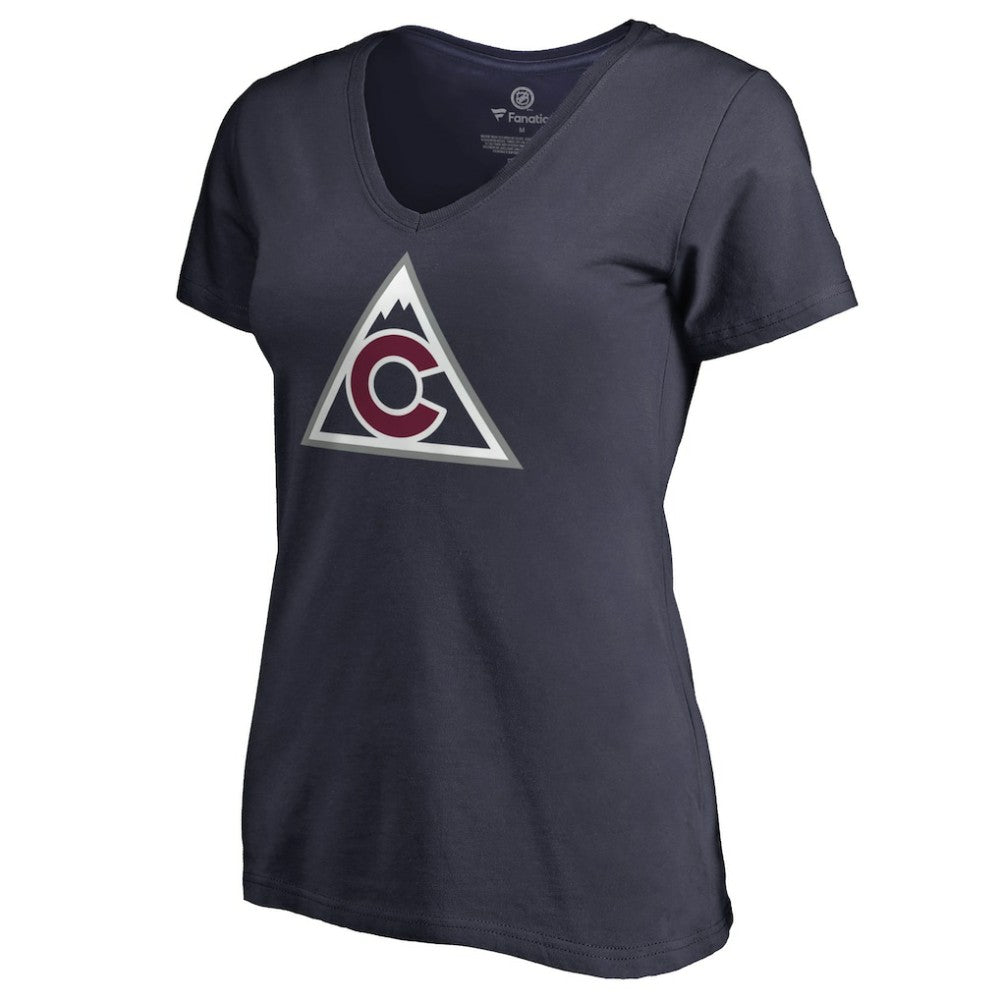 Colorado Avalanche Women's Team Alternate V-Neck T-Shirt - Navy - NHL 3309991