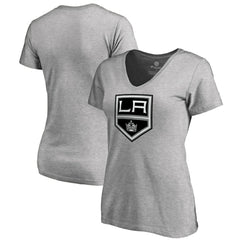 Los Angeles Kings Women's Team Alternate V-Neck T-Shirt - Heather Gray - NHL 3309994