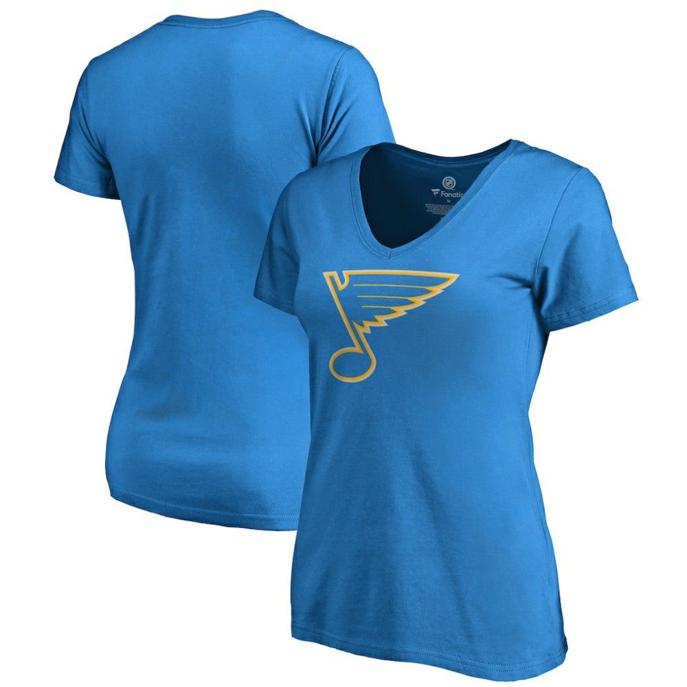 St. Louis Blues Women's Team Alternate V-Neck T-Shirt - Blue - NHL 3310001