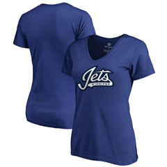 Winnipeg Jets Women's Team Alternate V-Neck T-Shirt - Blue - NHL 3310005
