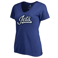 Winnipeg Jets Women's Team Alternate V-Neck T-Shirt - Blue - NHL 3310005