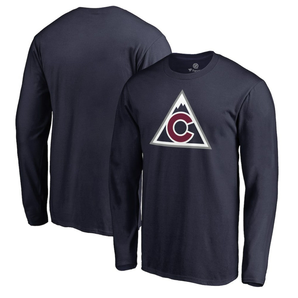 Colorado Avalanche Team Alternate Long Sleeve T-Shirt - Navy - NHL 3310084