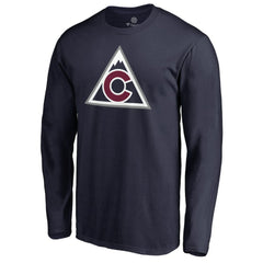 Colorado Avalanche Team Alternate Long Sleeve T-Shirt - Navy - NHL 3310084