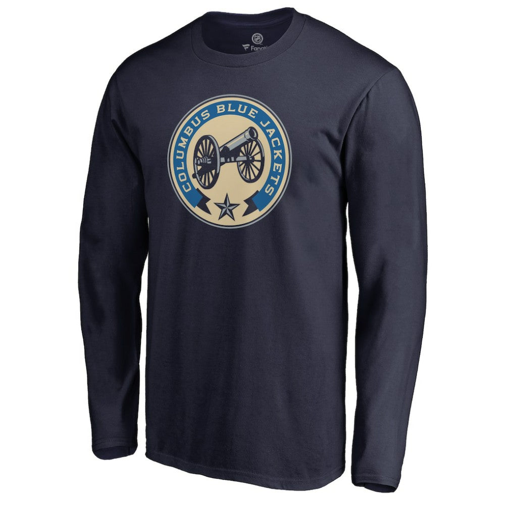 Columbus Blue Jackets Team Alternate Long Sleeve T-Shirt - Navy - NHL 3310085