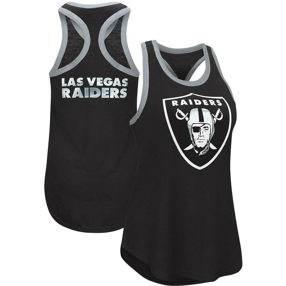 Las Vegas Raiders G-III 4Her by Carl Banks Women's Tater Tank Top Black