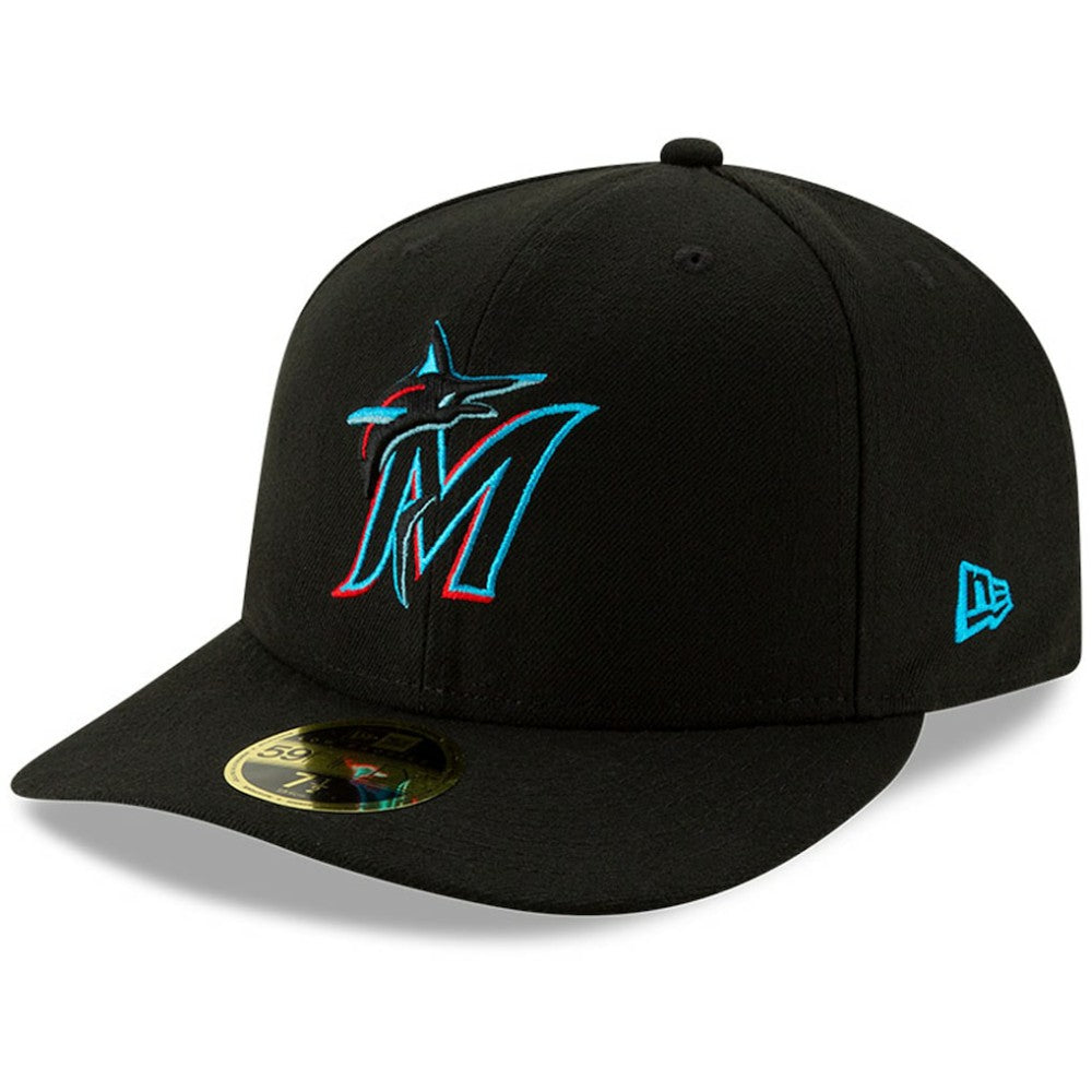 Miami Marlins New Era Authentic Collection On-Field Low Profile 59FIFTY Fitted Hat - Black - New Era on Sale