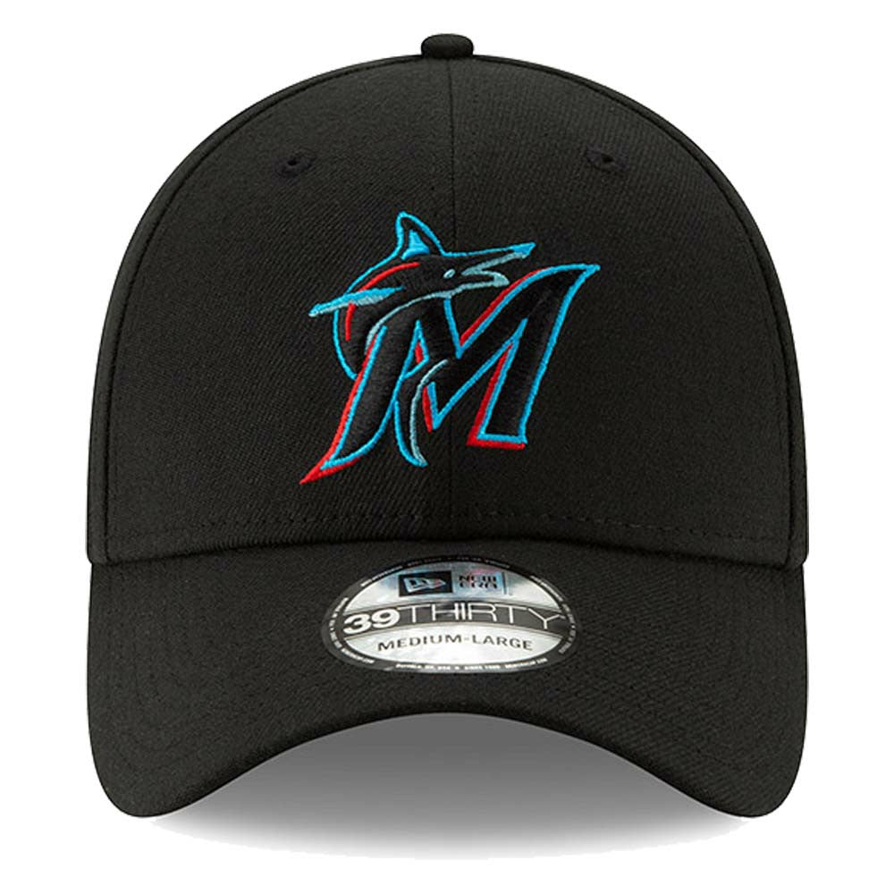 Miami Marlins New Era 2019 Team Classic 39THIRTY Flex Hat - Black - New Era Online