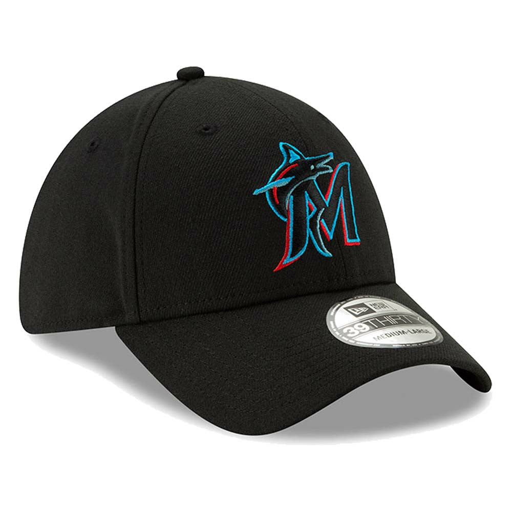 Miami Marlins New Era 2019 Team Classic 39THIRTY Flex Hat - Black - New Era Online