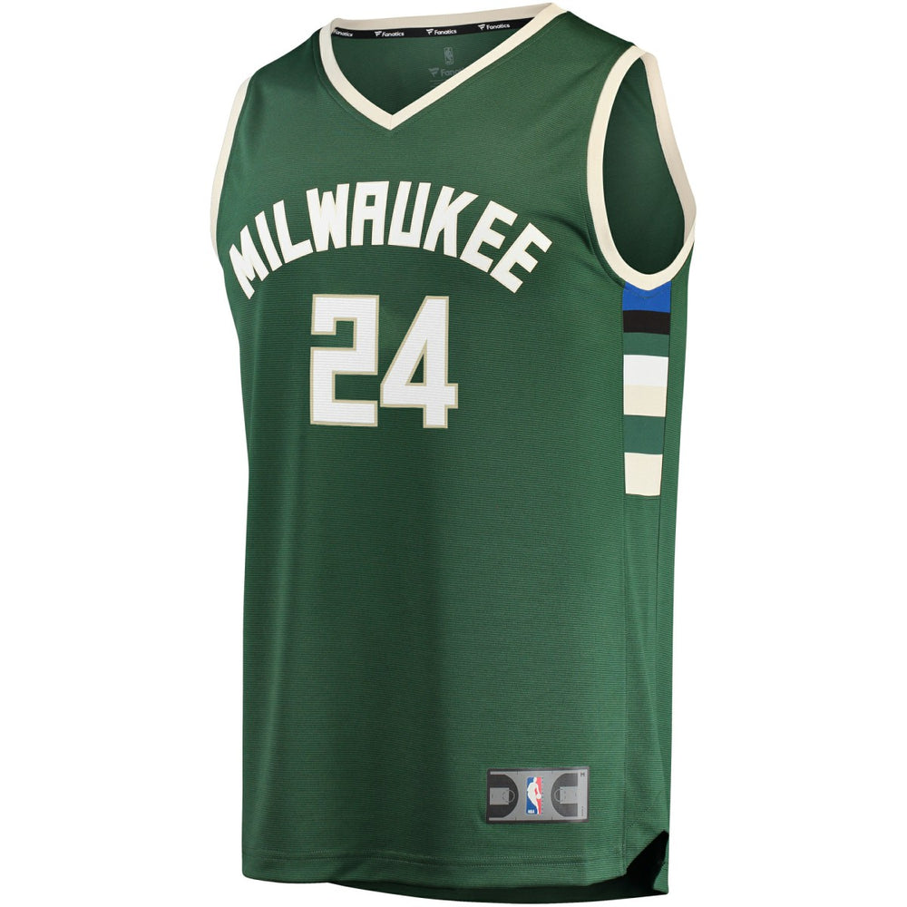 Pat Connaughton Milwaukee Bucks Fast Break Replica Jersey Icon Edition Hunter Green | Fanatics US