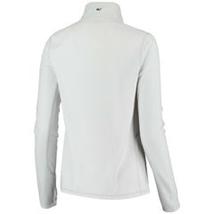 Miami Marlins Vineyard Vines Women's Performance Grid Half-Zip Pullover Top - Gray - MLB Lifestyle