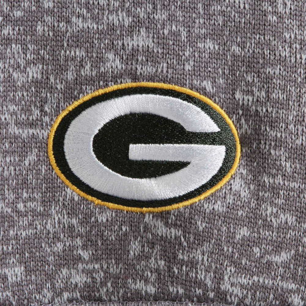 Green Bay Packers Antigua Fortune Quarter-Zip Pullover Jacket Charcoal