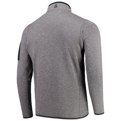 New Orleans Saints Antigua Fortune Quarter-Zip Pullover Jacket Charcoal