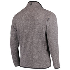 Philadelphia Eagles Antigua Fortune Quarter-Zip Pullover Jacket Charcoal