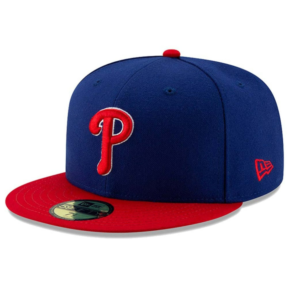 Philadelphia Phillies New Era Alternate Authentic Collection On-Field 59FIFTY Fitted Hat - Royal/Red - New Era Online