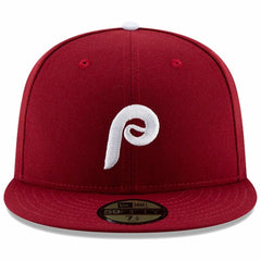 Philadelphia Phillies New Era Alternate 2 Authentic Collection On-Field 59FIFTY Fitted Hat - Maroon - New Era Online