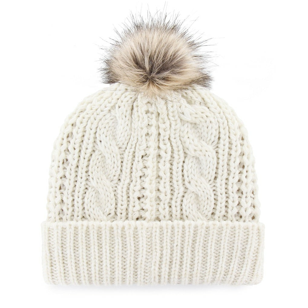 47 brand San Francisco 49ers '47 Women's Meeko Cuffed Knit Hat With Pom White