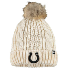 47 brand Indianapolis Colts '47 Women's Meeko Cuffed Knit Hat Cream